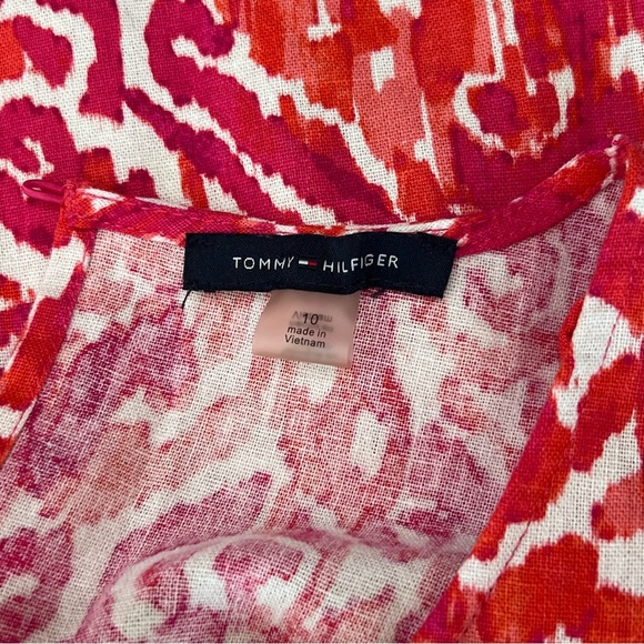 Tommy Hilfiger Ruffle Hem Mini Shift Dress Size 10 - Picture 16 of 16